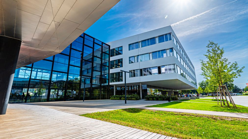 Außenansicht der Fachhochschule. (Foto: Kalteis