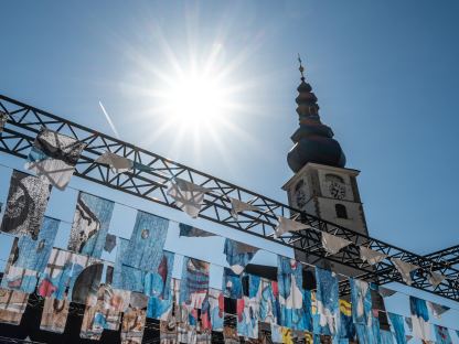 Kunstinstallation am Domplatz. (Foto: Christian Krückel)