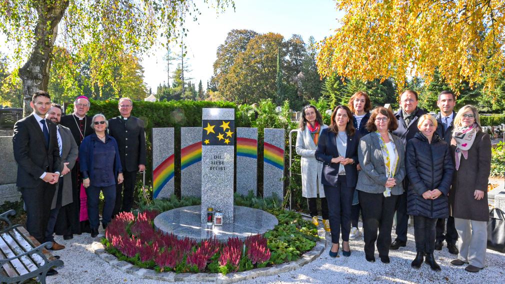 Foto von der neuen Sternenkinder Grabstätte. (Foto: Josef Vorlaufer)