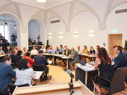 Sitzung des Gemeinderates im Rathaus. (Foto: Vorlaufer)