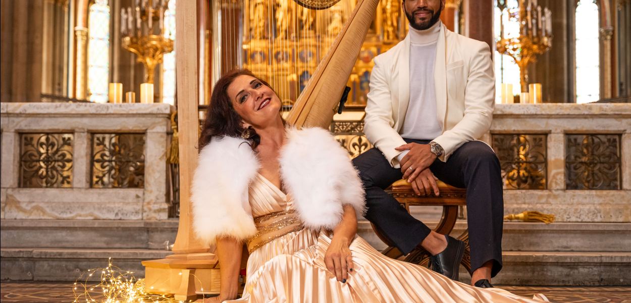 Alexandra Reinprecht und Cesár Sampson verbinden bei Christmas Spirit Klassik und Soul mit den schönsten Weihnachtsliedern. (Foto: Johann Kopf)