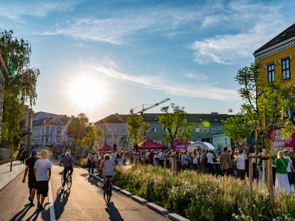 Eine Feier für den Promenadenring