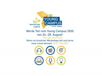 Young Campus Flyer der FH St. Pölten. (Foto: FH St. Pölten)
