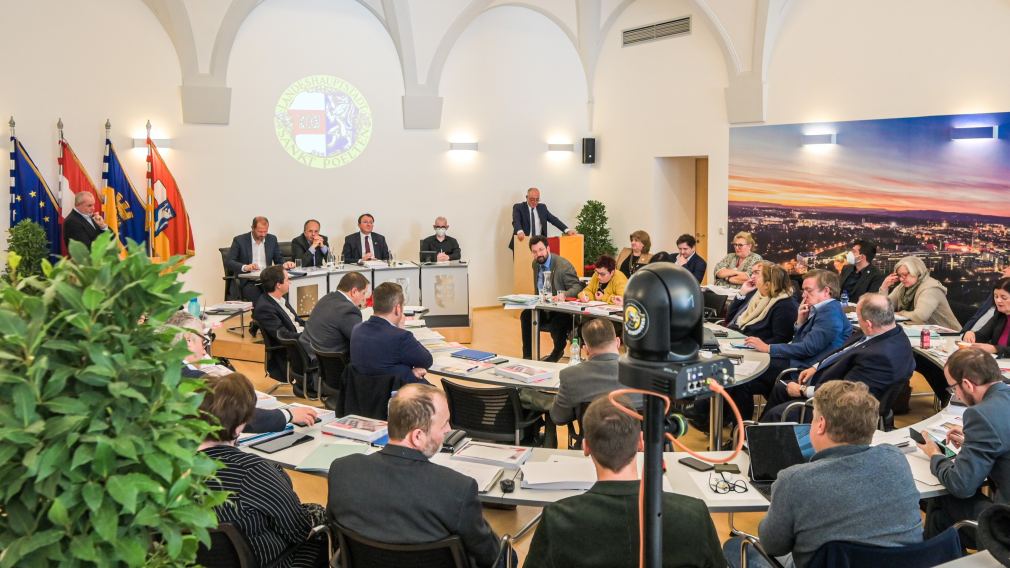 Gemeinderatssitzung im Rathaus. (Foto: Kalteis)