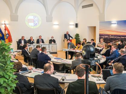 Gemeinderatssitzung im Rathaus. (Foto: Kalteis)