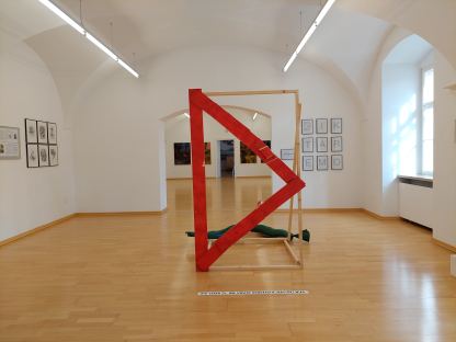 Das Stadtmuseum wird mit der Ausstellung des Künstlerbundes einmal mehr zu einem Zentrum für moderne Kunstwerke. (Foto: Lukas Kalteis)