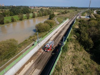 Hochwasserschäden auf der neuen Weststrecke. (Foto: ÖBB/Mayer)