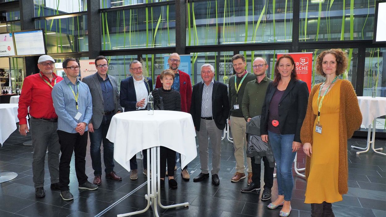 Netzwerktreffen am Campus St. Pölten.