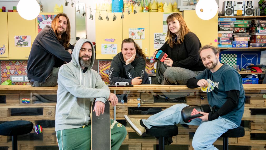 Das Team vom Jugendzentrum Steppenwolf. (Foto: Tanja Wagner)