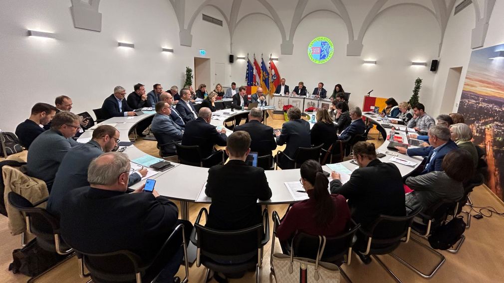 Sitzung des Gemeinderates im Rathaus. (Foto: Kainz)