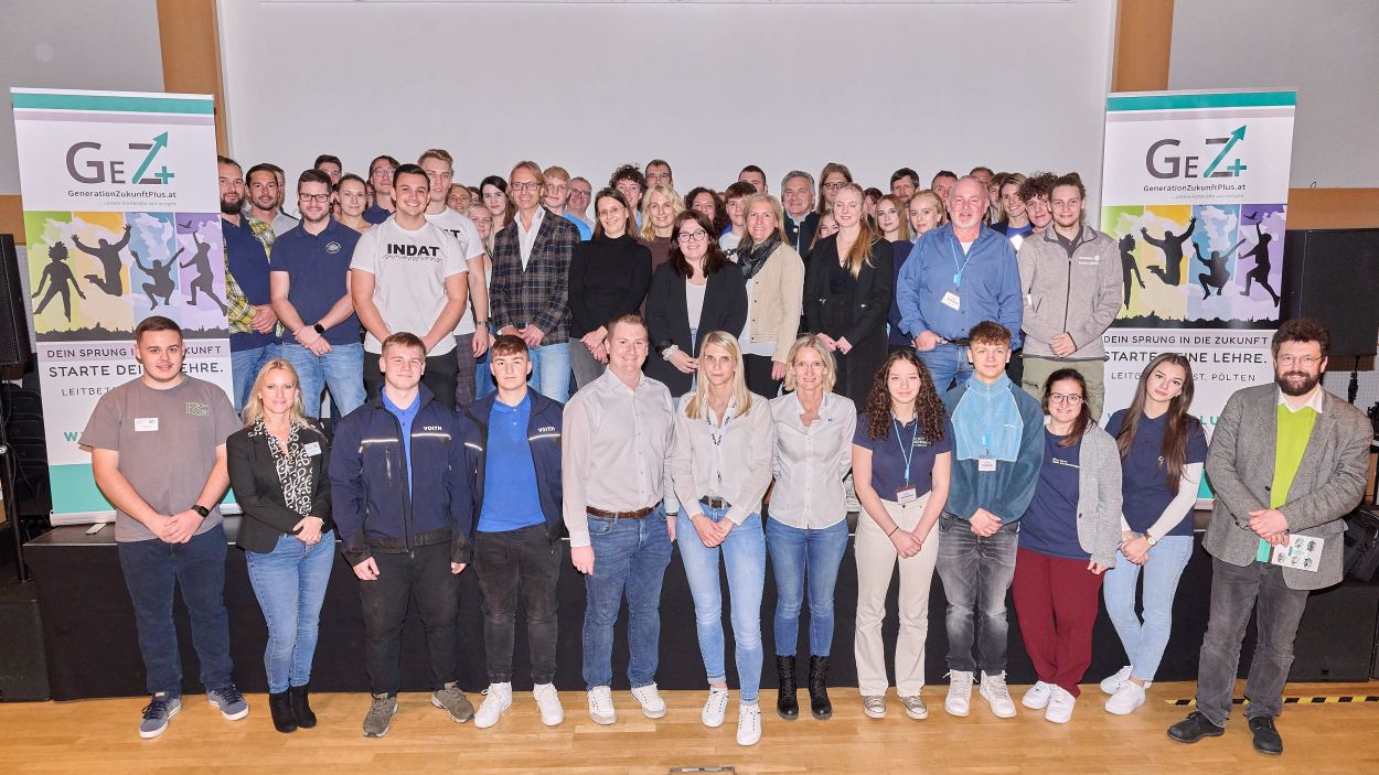 Gruppenfoto vom Markttag der Lehre 2023. (Foto: GEZplus)