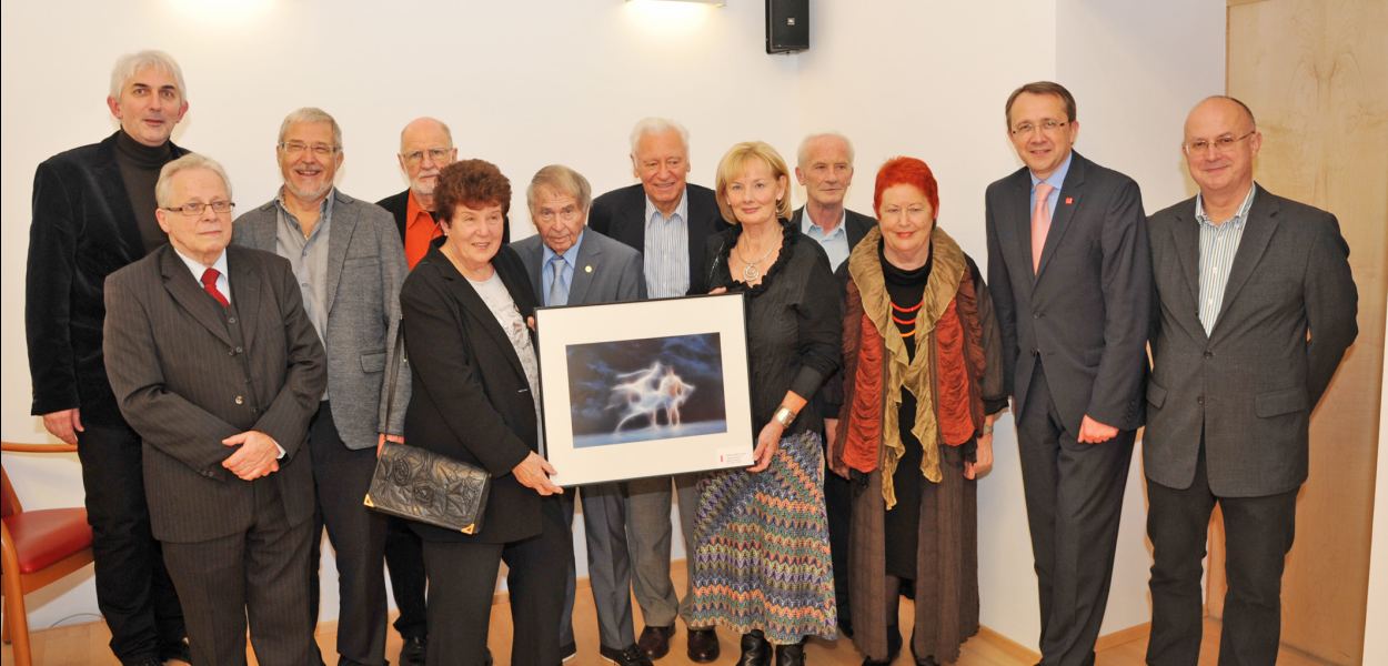 Die Künstlergruppe PENTA kann bereits auf 50 Jahre Schaffenszeit zurückblicken. (Foto: Josef Vorlaufer)