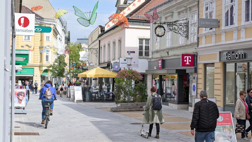 Kremser Gasse in St. Pölten. (Foto: Josef Vorlaufer)