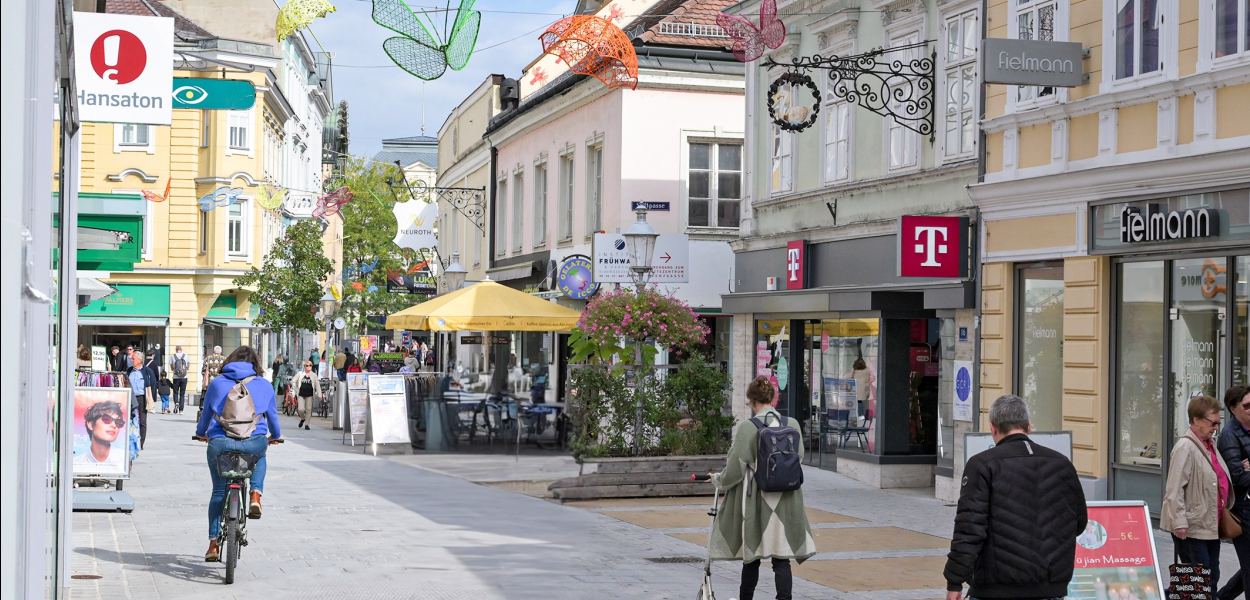 Kremser Gasse in St. Pölten. (Foto: Josef Vorlaufer)