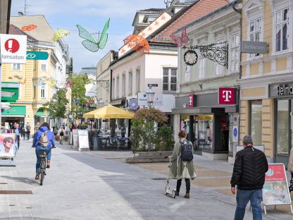 Kremser Gasse in St. Pölten. (Foto: Josef Vorlaufer)