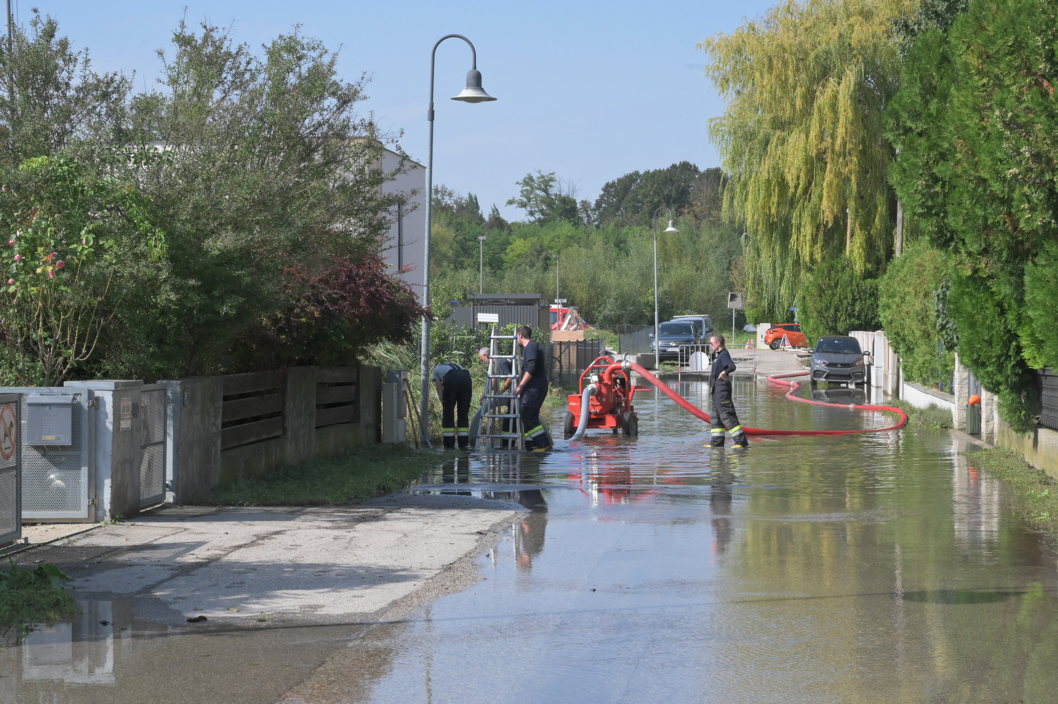 Hochwasser aufraumen Pottenbrunn 4